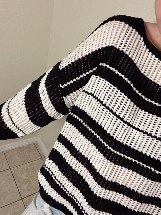 Halston | Two Tone Sweater