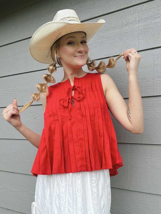 Patsy | Bow Tie Top